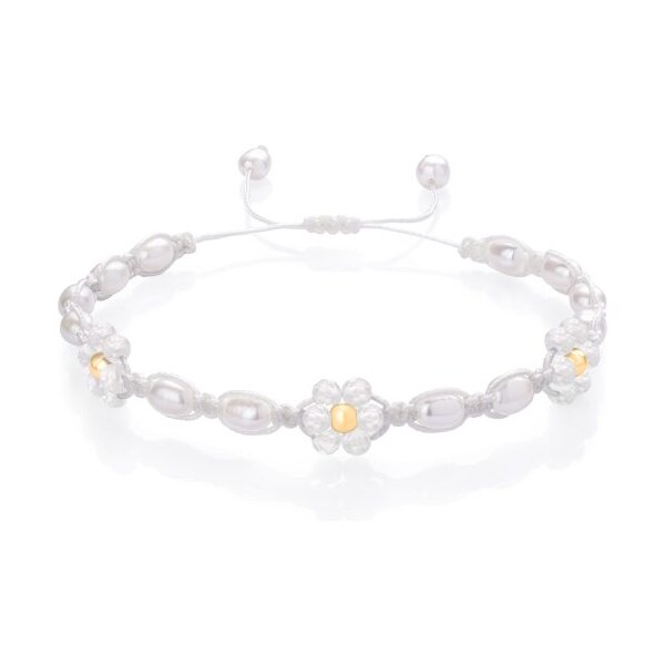 Kvetinový náramok Mesačný kameň – Fleur Eterna - Zlatá Trimakasi 64958654