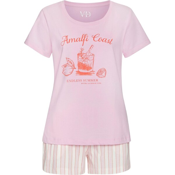 VIVANCE Kraťasy homárová / ružová / červená / biela 65645657