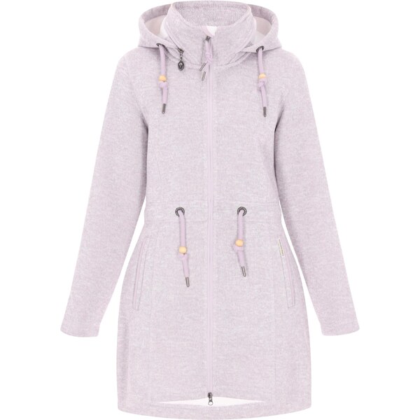 Schmuddelwedda Flisová bunda pastelovo fialová 65657682