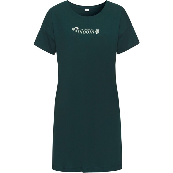 s.Oliver Nočná košieľka mätová / tmavozelená / biela 65655223