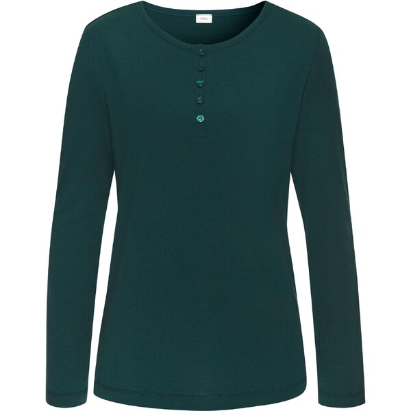 s.Oliver Tričká na spanie tmavozelená 65882096