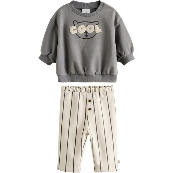 Next Set svetlobéžová / tmavosivá / čierna 65658293