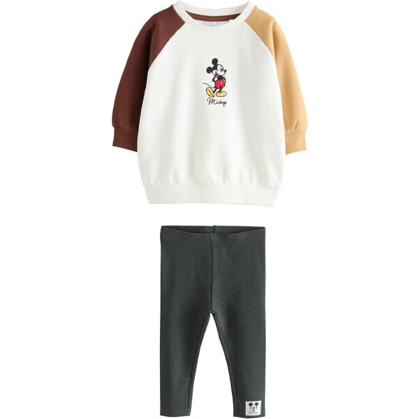 Next Set Mickey Mouse nebielená / hrdzavohnedá / sivá / oranžová 65658460