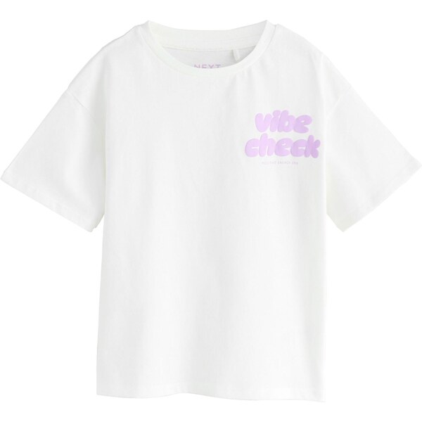 Next Tričko svetlofialová / biela 65885205