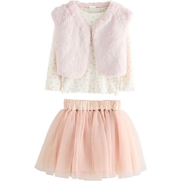 Next Set olivová / ružová / púdrová / biela 65885228