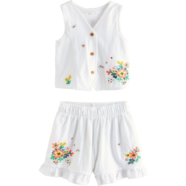 Next Set žltá / mätová / svetlooranžová / biela 65885239