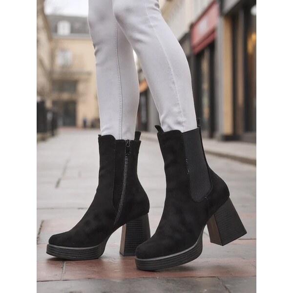 Resti Womens ankle boots with a block heel Miezo 64965929