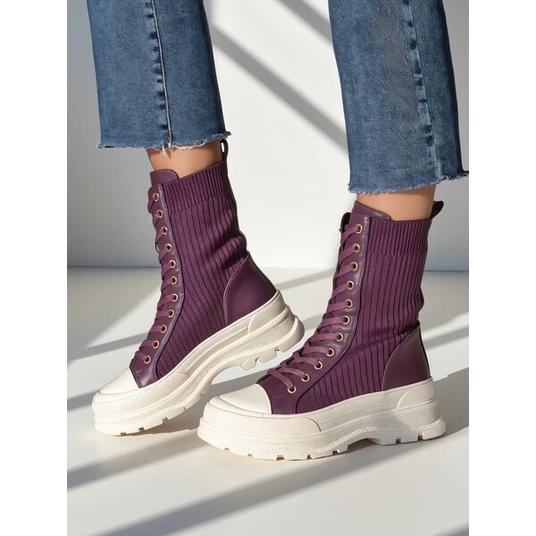 Resti Womens high worker boots Fosilla 64965951