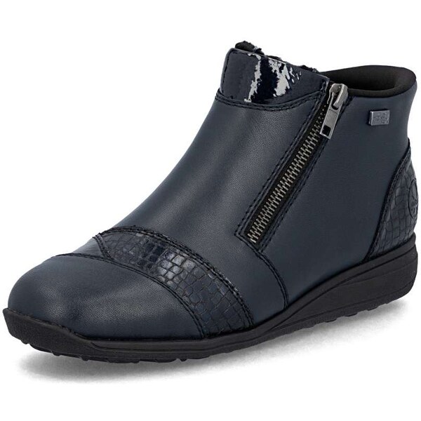 Dámska členková obuv RIEKER 47254-14 modrá W5 64962636