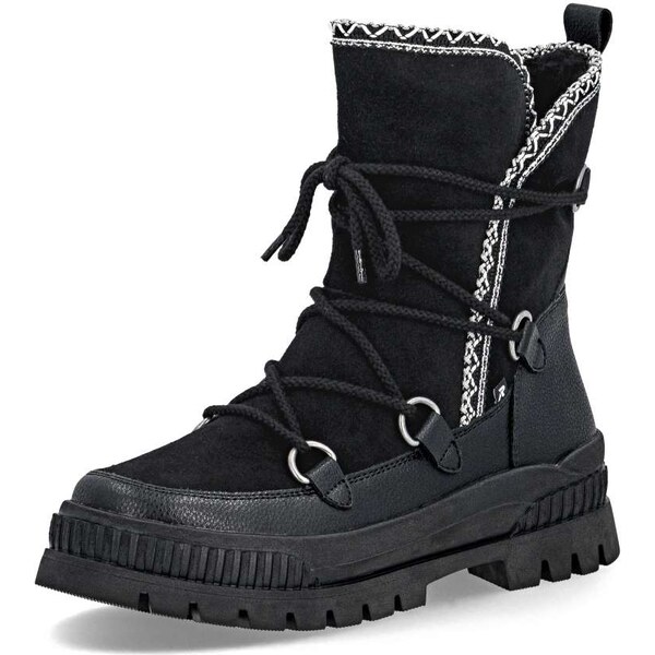 Dámska členková obuv RIEKER W2175-00 čierna W5 64962644