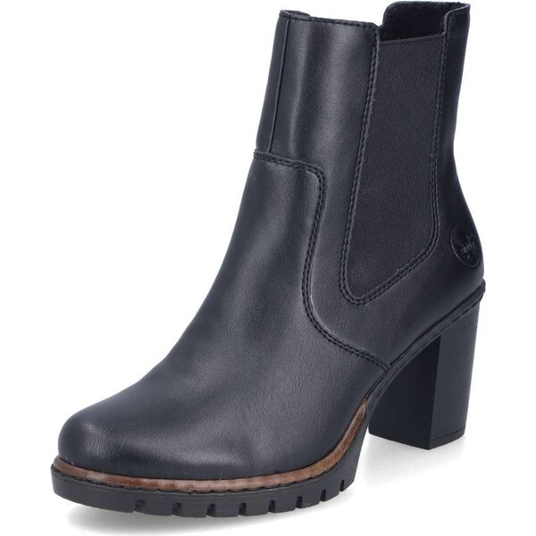 Dámska členková obuv RIEKER Y2580-00 čierna W5 64962646