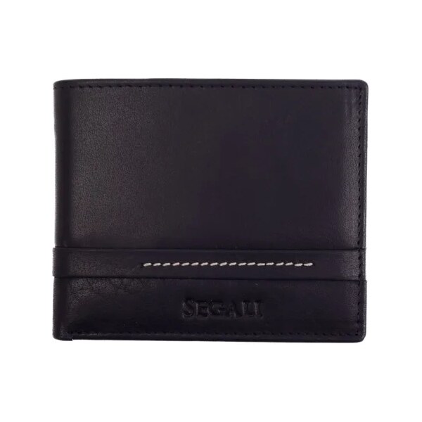 SEGALI Pánska kožená peňaženka 21042 čierna 47607994