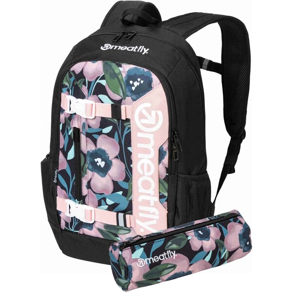 Meatfly batoh Basejumper Pink Flowers 22 L + PENÁL ZDARMA 65065531