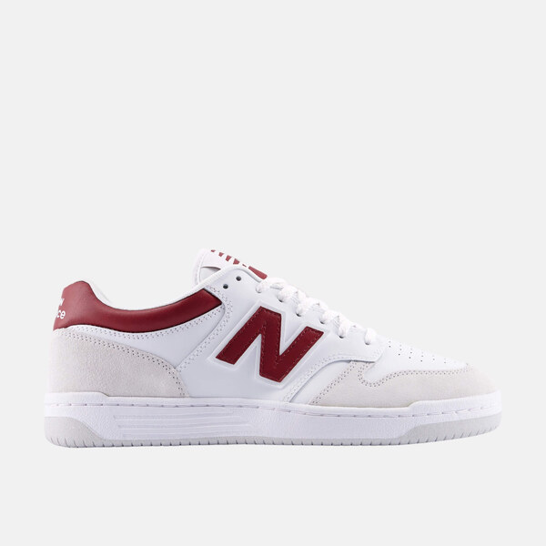 Unisex bielo-červené voľnočasové tenisky New Balance BB480L 65382550