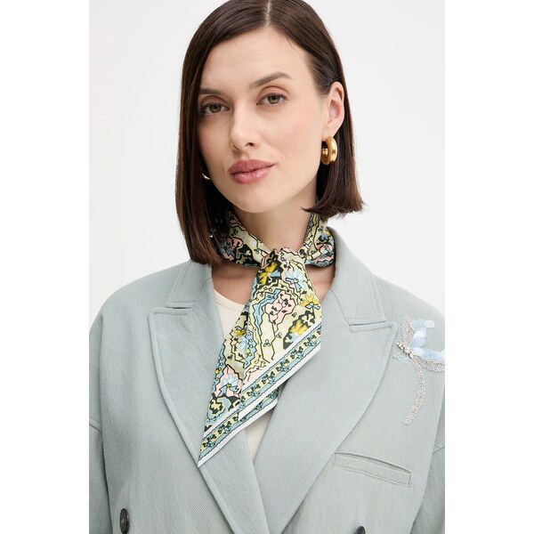 Hodvábna šatka Tory Burch Dream Paisley Silk 64915471