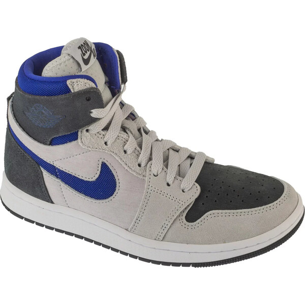 NIKE Šedé dámske semišové tenisky Air Jordan 1 W Zoom CMF 2 DV1305-040 64967380