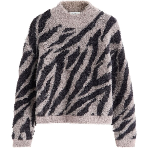 Next Sveter sivobéžová / čierna 65678005