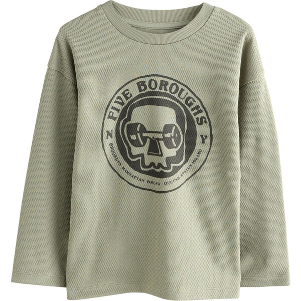 Next Tričko kaki / pastelovo zelená 65881658