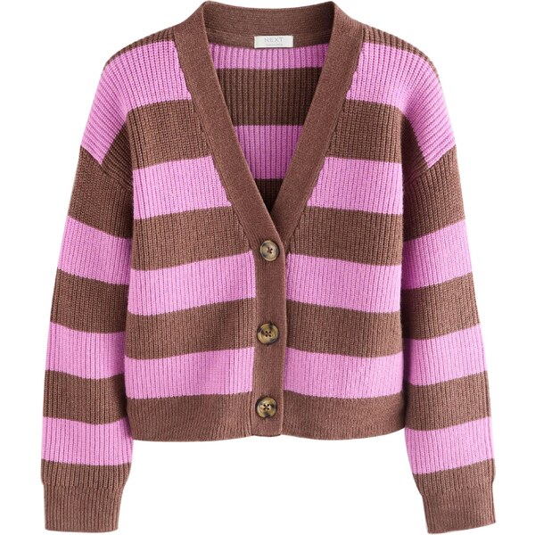 Next Kardigán hnedá / ružová 65882642