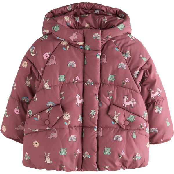 Next Kabát pastelovo žltá / svetlozelená / ružová / burgundská 65883379