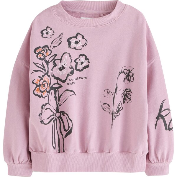 Next Mikina oranžová / ružová / čierna / biela 65884447