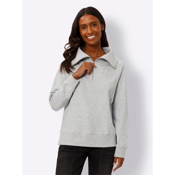 heine Mikina sivá melírovaná 65885072