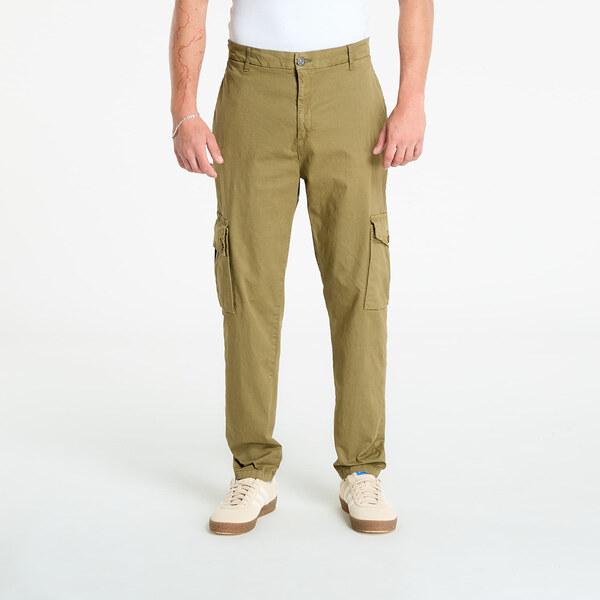 Kalhoty Urban Classics Tapered Cargo Pants Olive W34 54994968