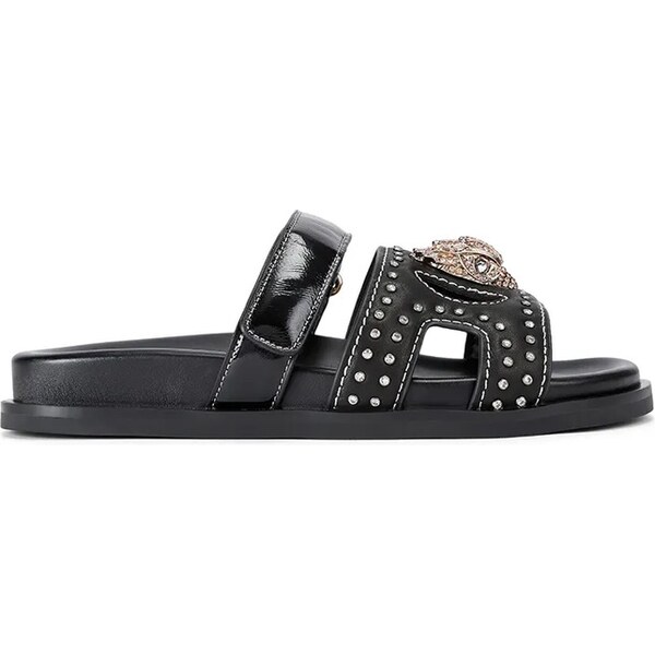 Kožené šľapky Kurt Geiger London Eagle Stud Cut Out Sdl 64986550