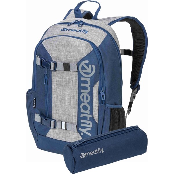 Meatfly batoh Basejumper Blue / Grey Heather 22 L + PENÁL ZDARMA 65065529