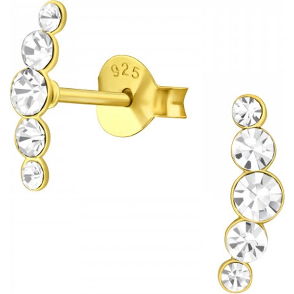 Dámske strieborné náušnice FLAVIO 64975126