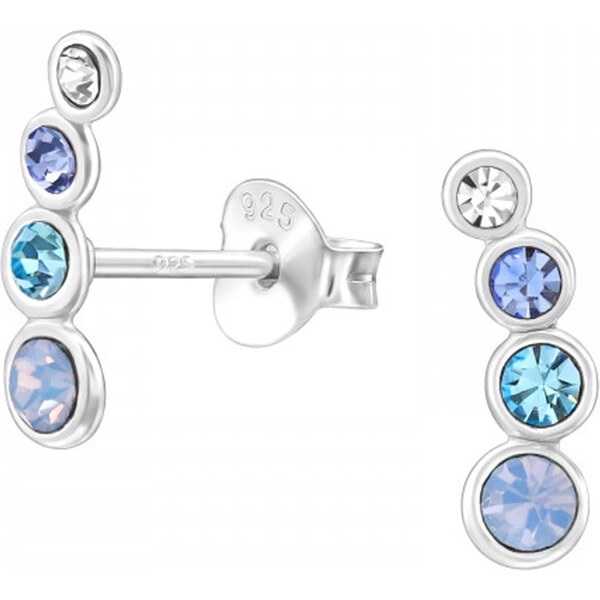 Dámske strieborné náušnice BLUESTA 64975129