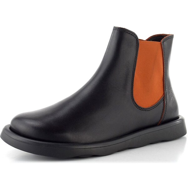 Fly London chelsea kotník black/red TICH099FLY 65612122