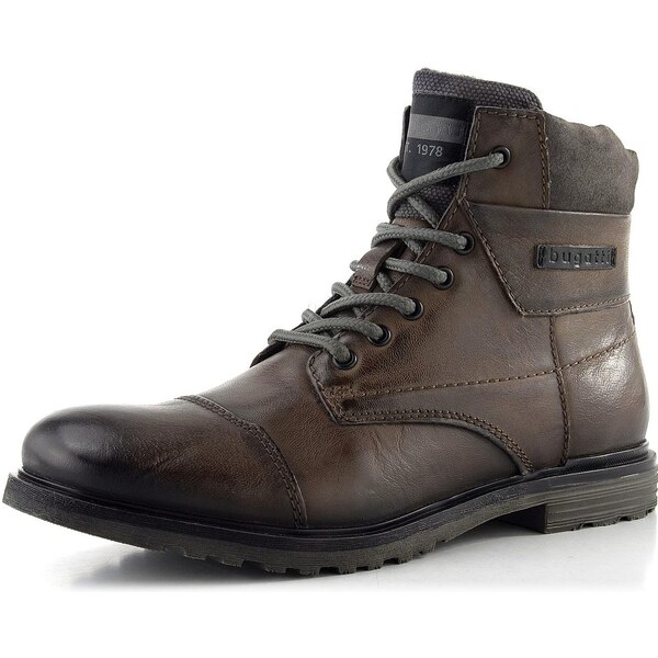 Bugatti pánska členková obuv čierno-hnedá 325-A0U3F-3514 65612119