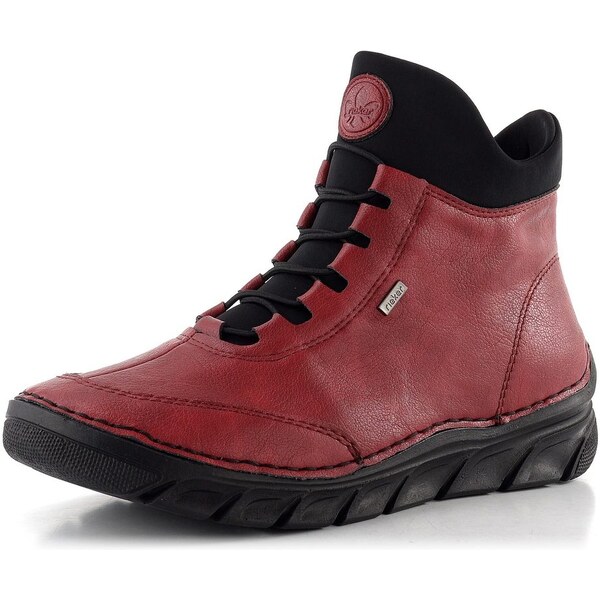 Rieker šněrovací kotník červený 55069-35 65612147