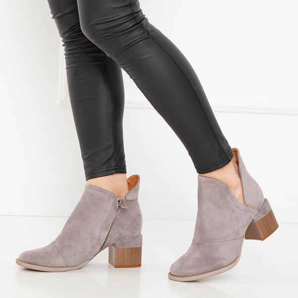 Resti Gray womens insulated boots on the Karela post - Footwear 64979016