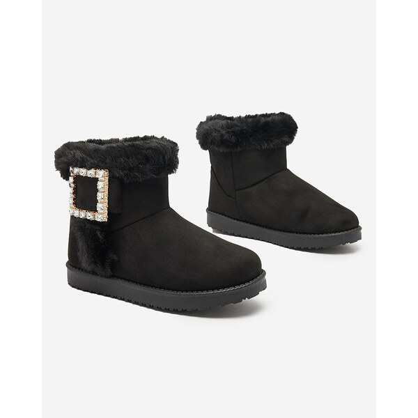 Resti Womens boots ala snow boots with ornament Galaes 64979116