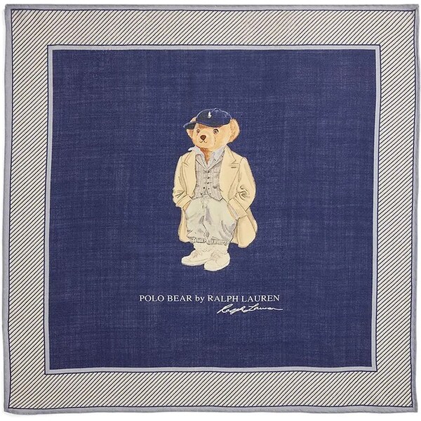 Šatka s prímesou vlny a hodvábu Polo Ralph Lauren 65866123