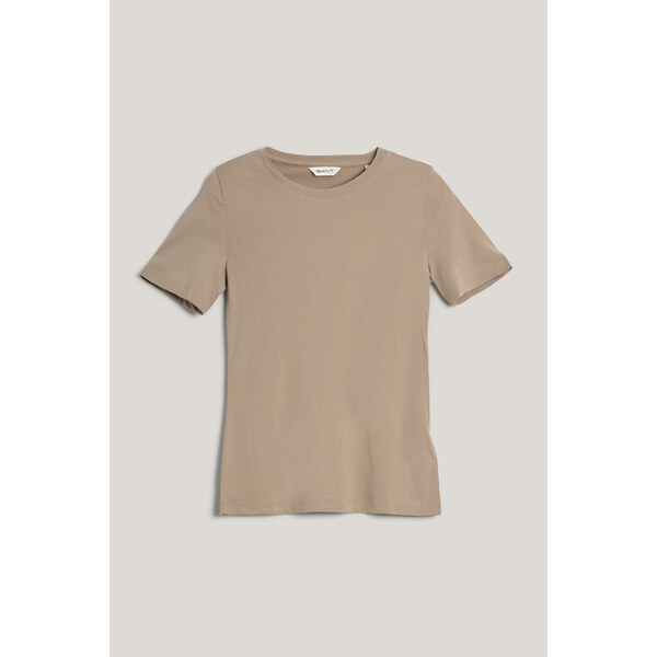TRIČKO GANT LIGHT COTTON SS T-SHIRT TAUPE BEIGE 64944412