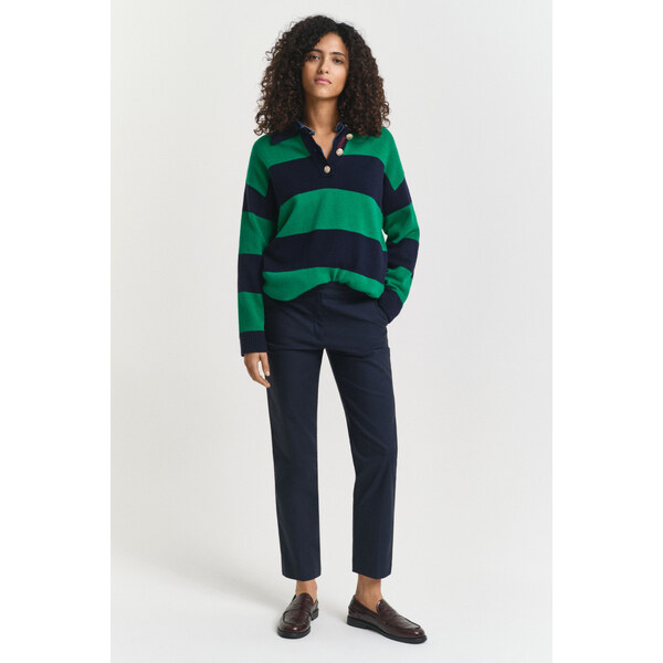 NOHAVICE GANT SLIM SLACK EVENING BLUE 64980715