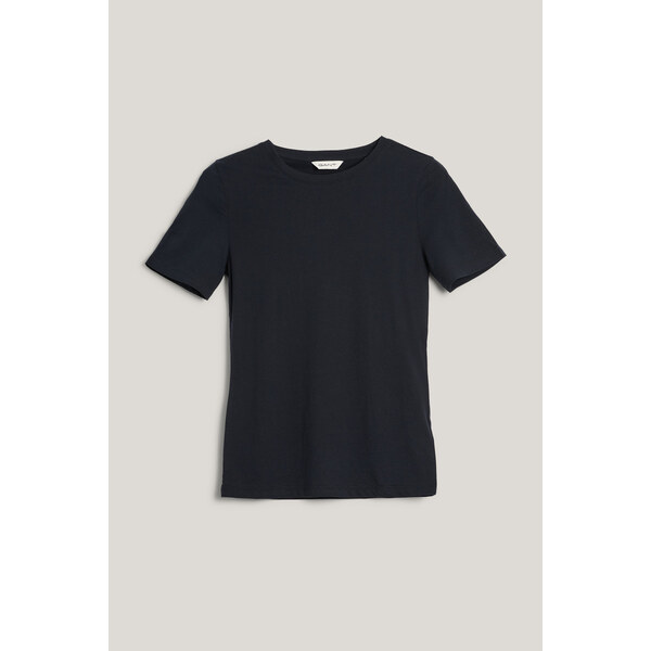 TRIČKO GANT LIGHT COTTON SS T-SHIRT BLACK 64980725