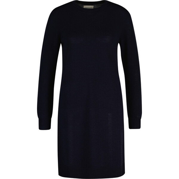 ŠATY GANT FINE MERINO KNITTED DRESS EVENING BLUE 64980735