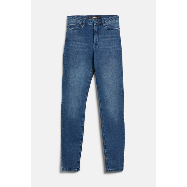 DŽÍNSY KARL LAGERFELD HIGH WAIST SKINNY DENIM PANTS 64983295