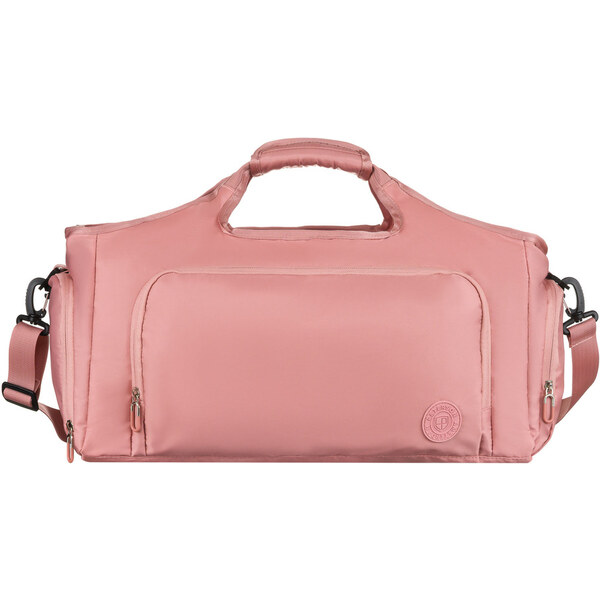 Ružová športová cestovná taška Peterson z polyesteru s oddelenou 64983328