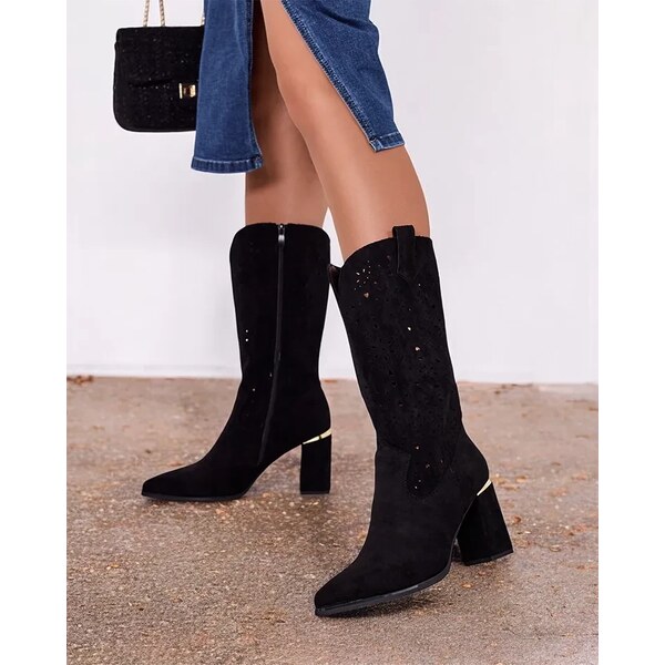 Resti Evolle openwork stiletto boots 64988847