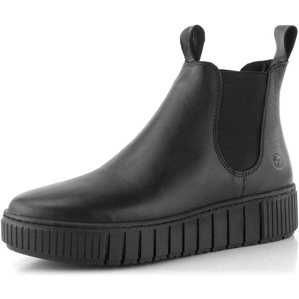 Tamaris chelsea kotník black leather 1-25403-43 65612160
