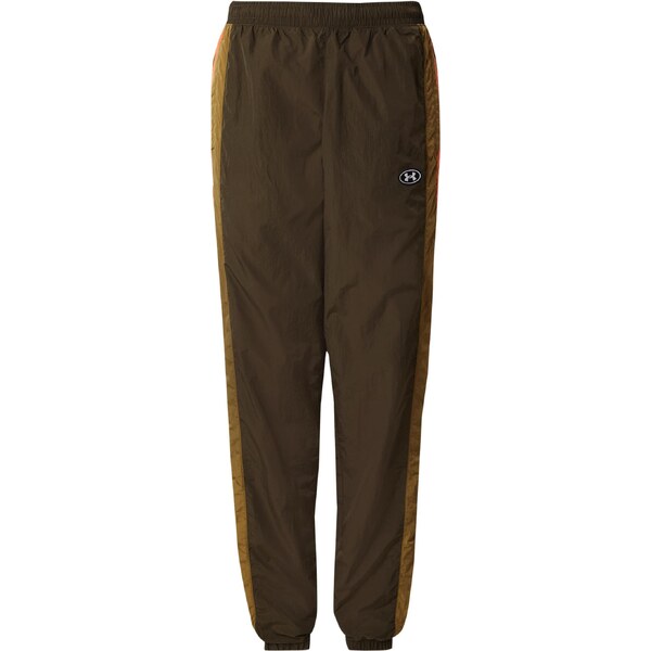 UNDER ARMOUR Športové nohavice zelená / olivová / marhuľová 64991487