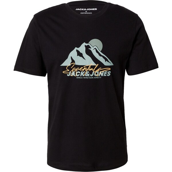 JACK & JONES Tričko JJSUN žltá / mätová / čierna 64991518