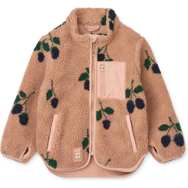 Liewood Prechodná bunda Nolan tmavomodrá / tmavozelená / staroružová 65292667