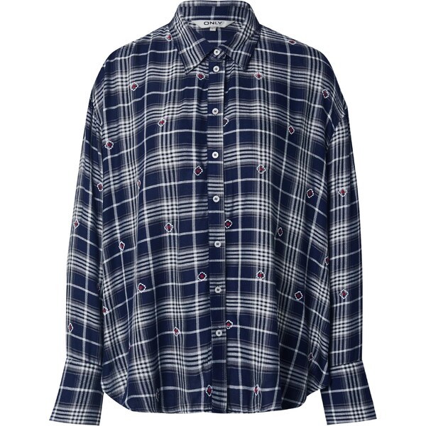ONLY Blúzka ONLGrace námornícka modrá / červená / biela 65887982