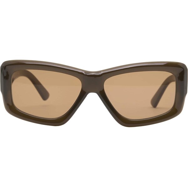 Pull&Bear Slnečné okuliare tmavohnedá 65660671